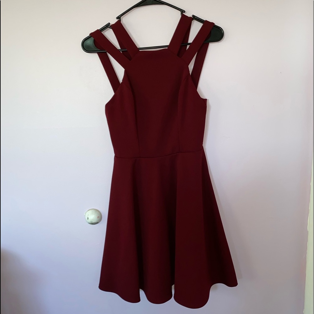 Maroon dress